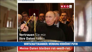 Wirtschaftskammer-Werbung verhöhnt Putin