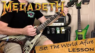 Megadeth - Set The World Afire Guitar Lesson