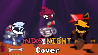 pasta night but cuphead,sans and bendy sing "Indie night"