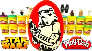 Huevo Sorpresa Gigante de Star Wars en Español de Plastilina Play Doh