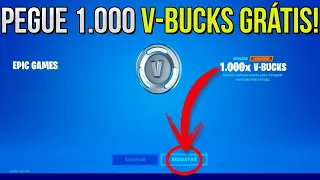 Como GANHAR 1000 VBUCKS GRÁTIS no Fortnite - V bucks GRÁTIS no Fortnite - FORTNITE