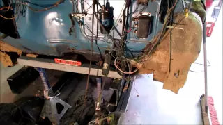 55 chevy truck subframe install