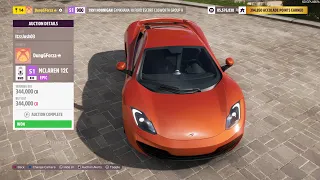 Best cars to Auction Snipe in Forza Horizon 5 McLaren 12C