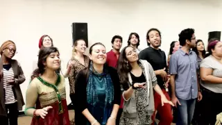 Behind the Scene for the AR Rahman show - Berklee Indian Ensemble