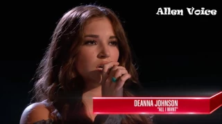 The Voice -  Top 7 Girls Amazing Voice | Blind Audition | WorldWide #part 2