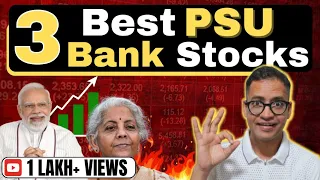 Its TIME To Invest In Public Sector Bank Stocks? 3 BEST Public Sector Banking Stock | Rahul Jain