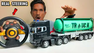 Biggest RC Oil Tanker Truck Vs RC Cargo Truck Unboxing – Chatpat toy tv