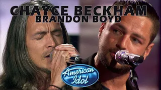 Chayce Beckham and Brandon Boyd of Incubus did a Duet with the Song Drive