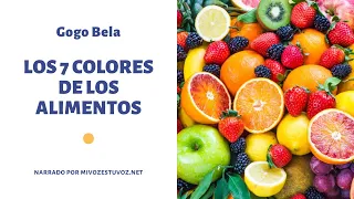 LOS BENEFICIOS DE LOS 7 COLORES DE LOS ALIMENTOS  PARA LA SALUD