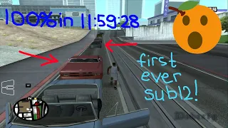 [Former World Record] GTA:SA 100% Speedrun in 11:59:28 (Part 1)