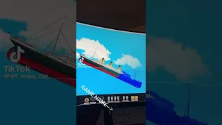 Titanic Sinking Floating Sandbox