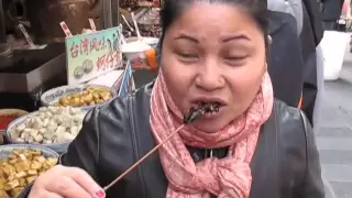 Eating Scorpions in China