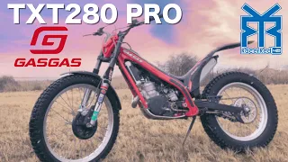 GASGAS TXT280 PRO First Ride Motorcycle Review (Gas Gas) Trials Bike