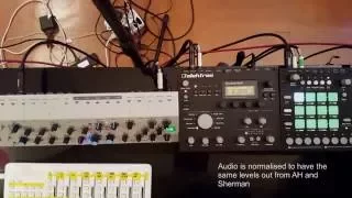 Elektron Analog Heat vs Sherman FB2 quick comparison test