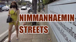 【4k 60fps】CHIANG MAI NIMMAN AREA looking for condos WALKING TOUR NIMMANHAEMIN 치앙마이 チェンマイ เชียงใหม่