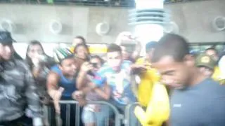 Chegada do Neymar no aeroporto de Belém