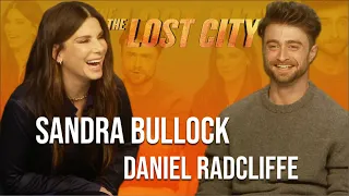 "Wolverine People, Just Cast Him!" 😂 Sandra Bullock & Daniel Radcliffe On The Lost City & Rumours!