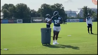 Training Camp Day 3 With Miles Sanders