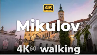 Mikulov, Czechia Walking Tour | 4K 60fps (UHD)