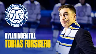 Hela ceremonin för Tobias Forsberg