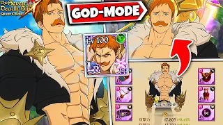 FULL UR GEAR LR ESCANOR IS TRULY OVERPOWERED!!! | Seven Deadly Sins: Grand Cross