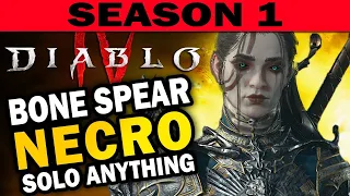 The STRONGEST Season 1 Necro - D4 Bone Spear Necro