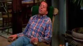 Two and a Half Men - Alan testing a new medication
