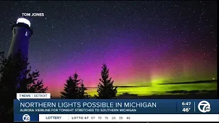 What are the chances we see the Northern Lights in Michigan tonight?