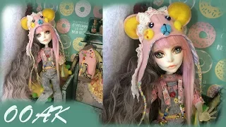 Как сделать ООАК кукле Монстер Хай Monster High.  How to make a OOAK doll a Monster High