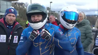 IBSF 2 man bobsleigh heat 1 Winterberg 2022-2023 World-cup 4