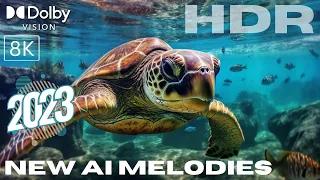 Dive into Another World: Relaxing AI Tunes & Breathtaking 8K HDR Underwater Scenes