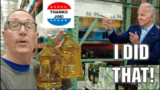 INFLATION IS UP!! FOOD PRICES UP!! GAS PRICES UP!!! PEOPLE WORKING 2 JOBS!!! THANKS JOE!!!