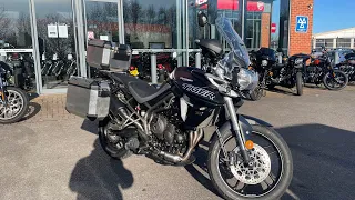 Triumph Tiger 800 XRT (Black) walkaround with engine sound for sale