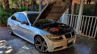 BUILDING A SINGLE TURBO 335I in 10 MINUTES!!