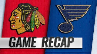 Five Blues record multi-point nights in 7-3 victory