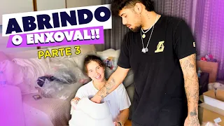 ABRINDO O ENXOVAL DA MARIA FLOR E DEU MUITO ERRADO!!! (PARTE 3)