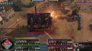 COH2 4v4 Long war in Lienne Forest