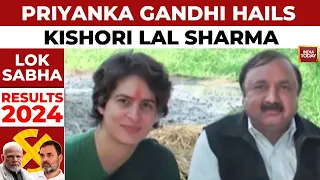 LS Results: Priyanka Gandhi Hails Cong's Amethi Candidate, Says, 'Never Had Doubts About Kishori'