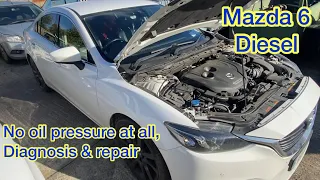 Mazda 6, broken oil pump chain replacement & big end bearings