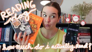 READING VLOG | How much do I actually read in a week? 📚⏰✨ + Finishing one of my favorite series!