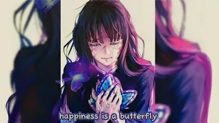 Lana Del Rey- Happiness is a Butterfly / Sped up (Nightcore) Lyrics