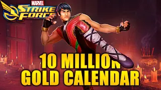 10 Million Gold Calendar -  Shang Chi Kit - Deathpool Event - MARVEL Strike Force - MSF