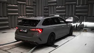 SKODA OCTAVIA RS with new REMUS SPORT EXHAUST for better sound and performance 🚀