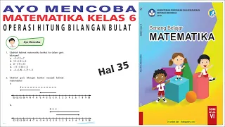 Ayo Mencoba Matematika Kelas 6 Halaman 35 - Penjumlahan dan Pengurangan Bilangan Bulat Kelas 6 Sd