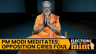 BJP Shares PM Modi Meditation Visuals; Opposition Cries Foul | Watch