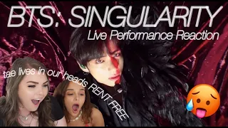 BTS: Singularity Live Performance Reaction | it's hard stan hour up in here