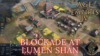 Age Of Empires 4 - BLOCKADE AT LUMEN SHAN (Hard)