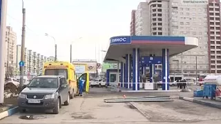 На Ириновском проспекте произошел взрыв на автозаправочной станции