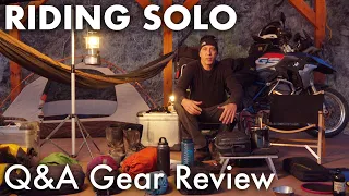 Riding Solo - Q&A  - Moto Gear Review