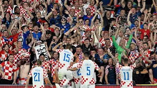 Netherlands - Croatia 14.06.2023. Croatian fans 🇭🇷 UEFA Nations league semifinals